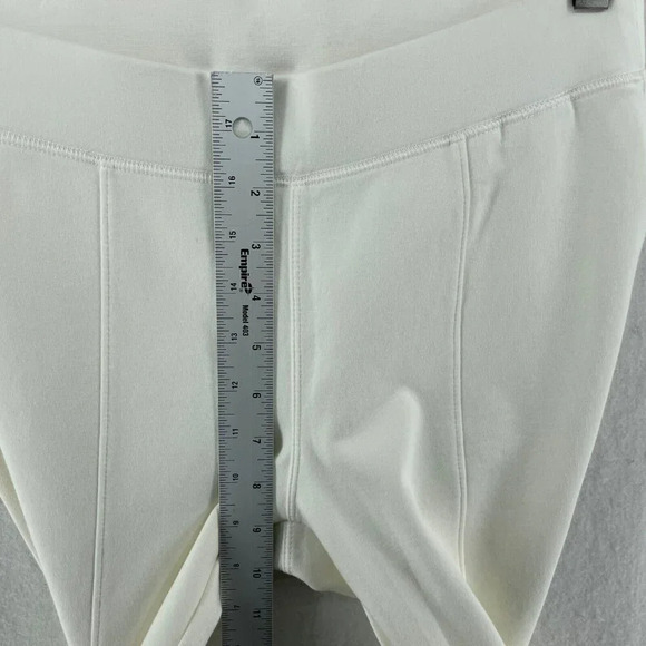 Uniqlo Women's Jeggings Sz M White Elastic Waist Mid-Rise Skinny Stretch Pockets - Picture 4 of 12